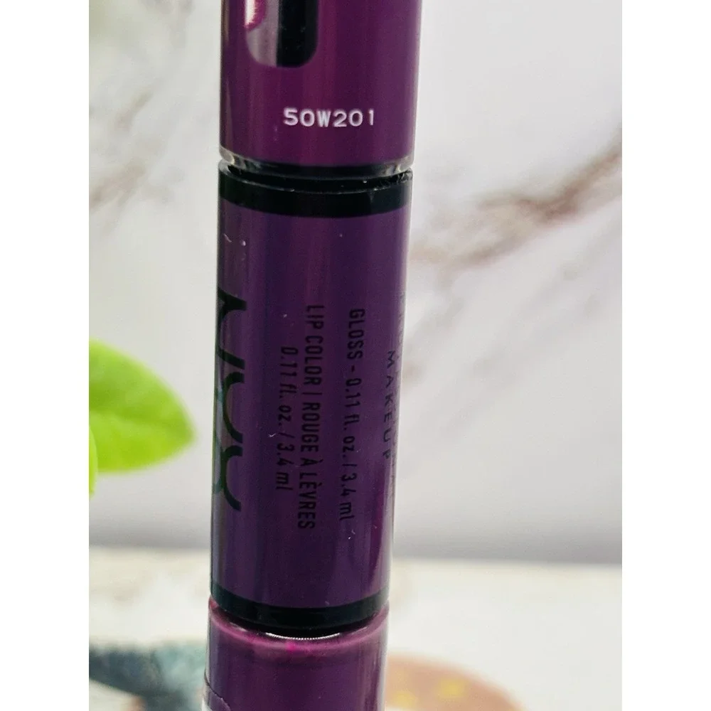 NYX Shine Loud High Shine Lip Color Shake‎ Things Up-Purple Sealed